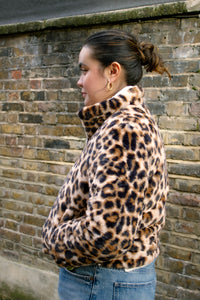 Reversible Leopard and Quilted Jacket - Sugar + Style