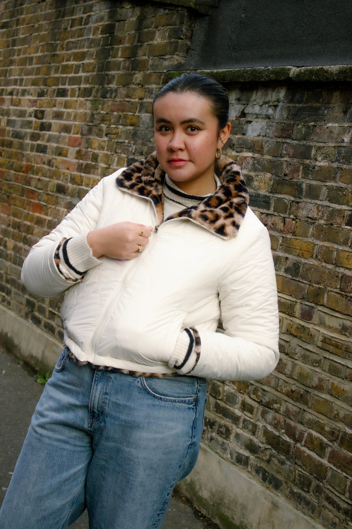 Reversible Leopard and Quilted Jacket - Sugar + Style