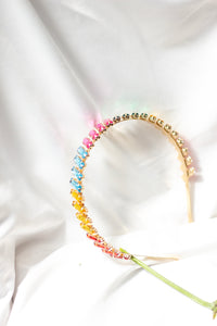 Rainbow Gem Jewel Headband - Sugar + Style