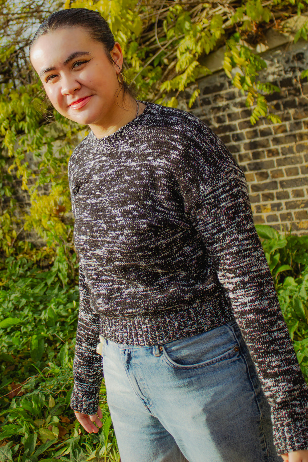 Flecked Classic Jumper - Sugar + Style