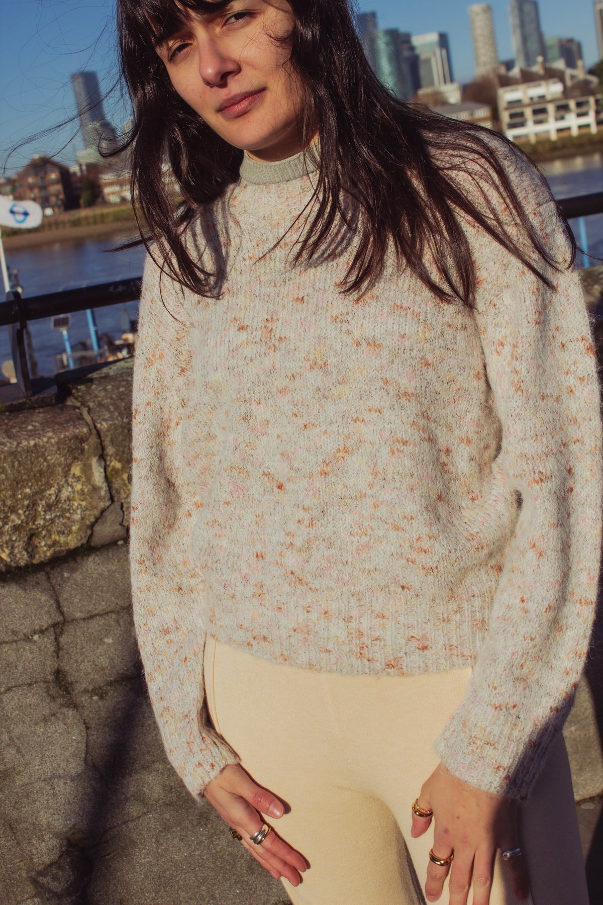 Speckled Fleck Knit Jumper - Sugar + Style