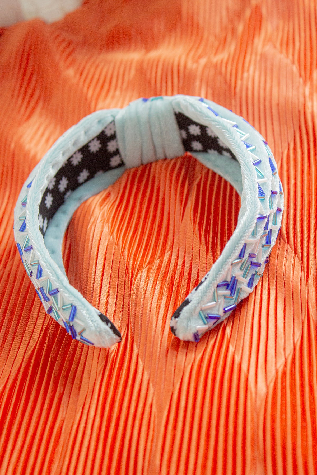 Sprinkle Beaded Twist Knot Headband - Sugar + Style