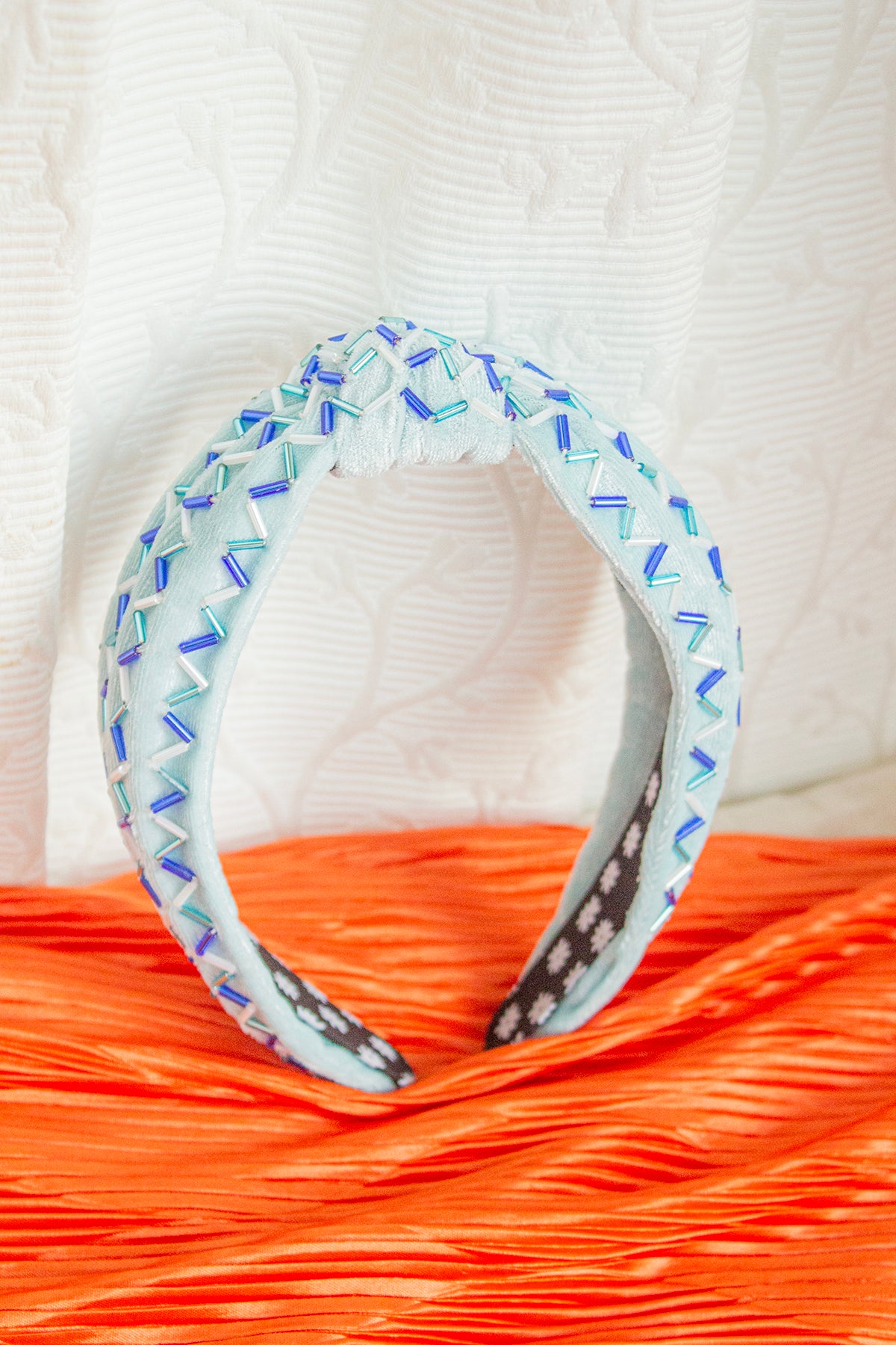 Sprinkle Beaded Twist Knot Headband - Sugar + Style