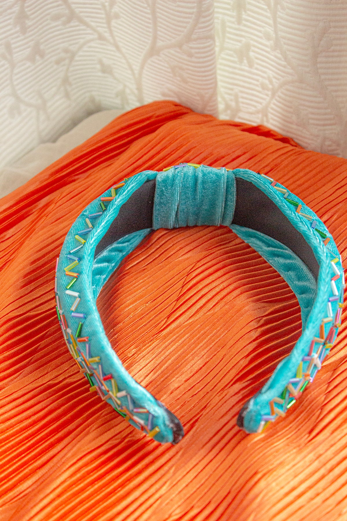 Sprinkle Beaded Twist Knot Headband - Sugar + Style