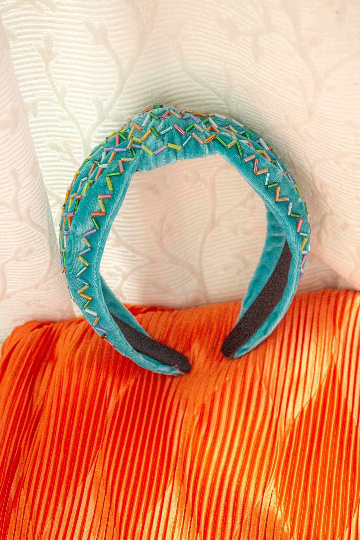 Sprinkle Beaded Twist Knot Headband - Sugar + Style