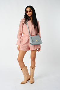 Lightweight Relaxed Ruched Shorts - Sugar + Style