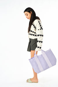 Top Handle Oversized Tote Bag - Sugar + Style