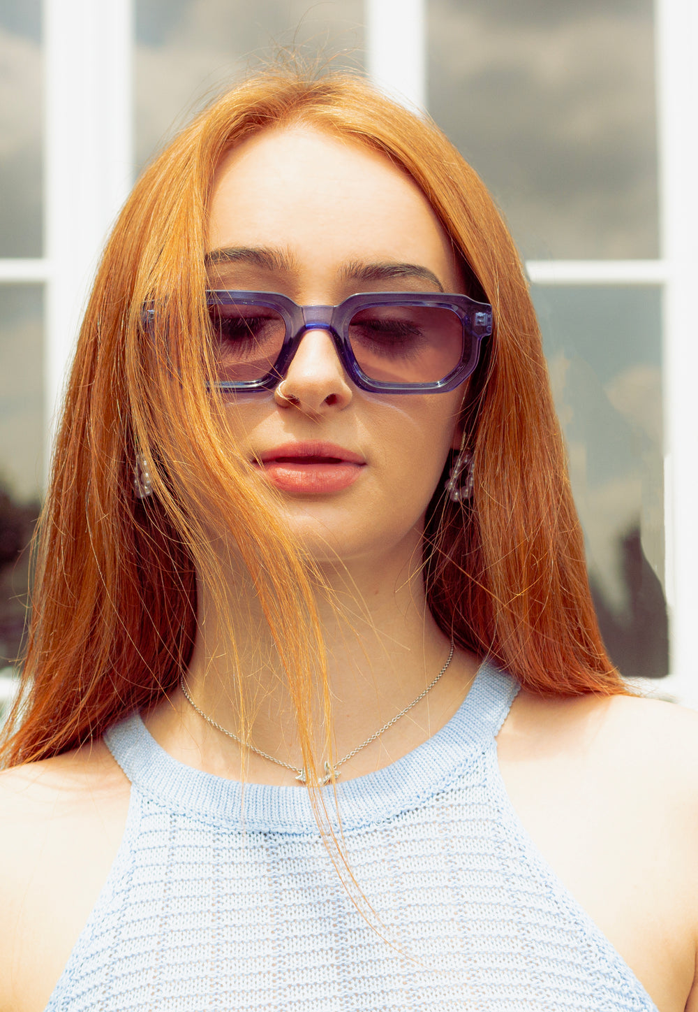 Rectangle Tube Frame Sunglasses - Sugar + Style