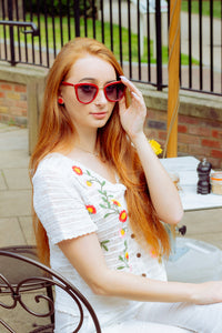 Supersize Cat Eye Sunglasses - Sugar + Style