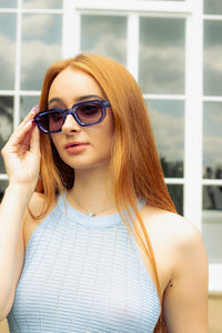 Rectangle Tube Frame Sunglasses - Sugar + Style