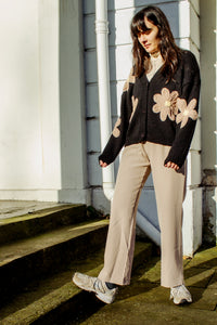 Cross Front Asymmetric Tailored Trousers - Sugar + Style