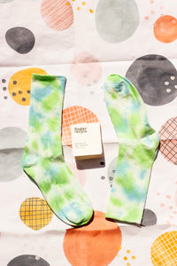 Tie Dye Ribbed Socks - Sugar + Style