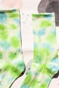 Tie Dye Ribbed Socks - Sugar + Style