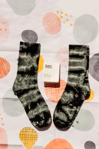 Tie Dye Ribbed Socks - Sugar + Style