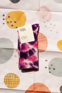 Tie Dye Ribbed Socks - Sugar + Style