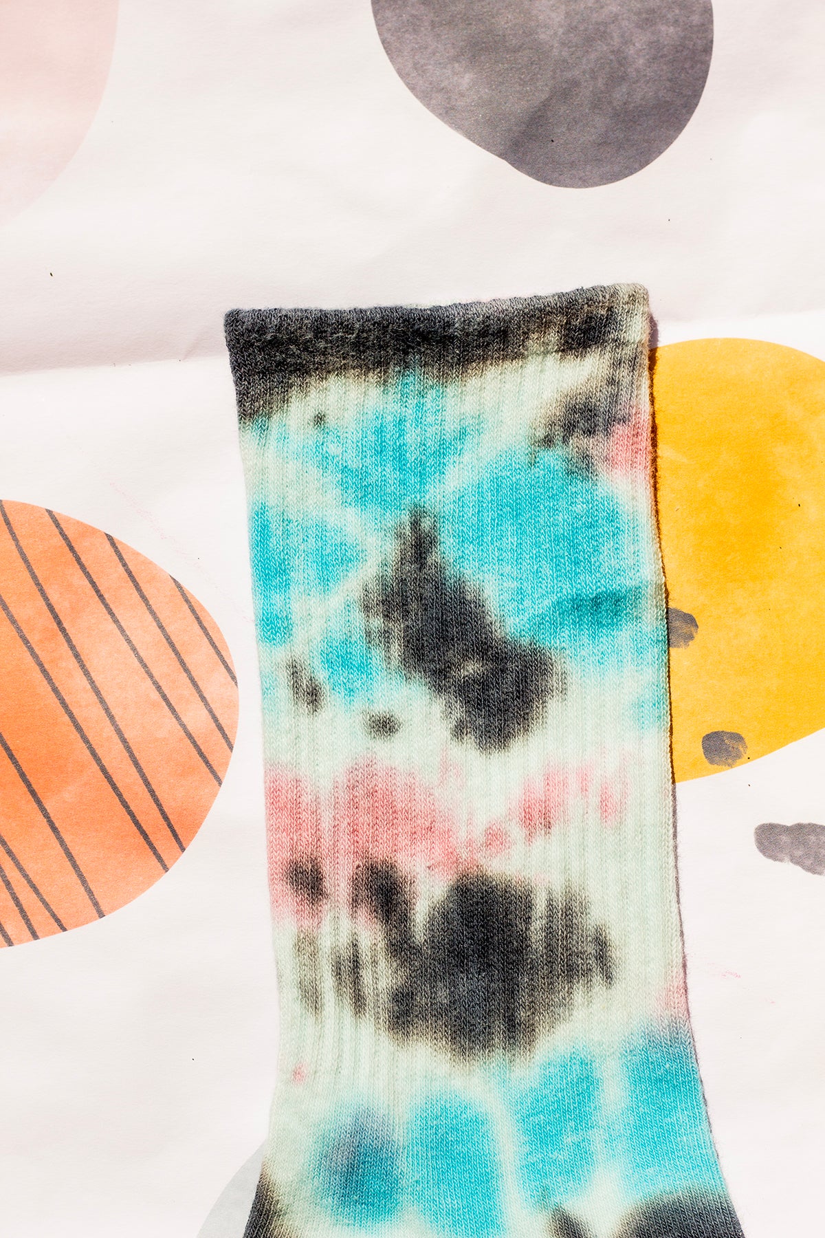 Tie Dye Ribbed Socks - Sugar + Style