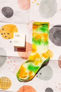 Tie Dye Ribbed Socks - Sugar + Style