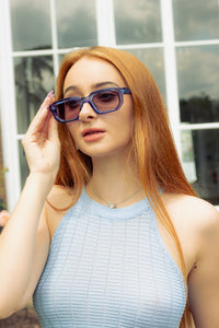 Rectangle Tube Frame Sunglasses - Sugar + Style