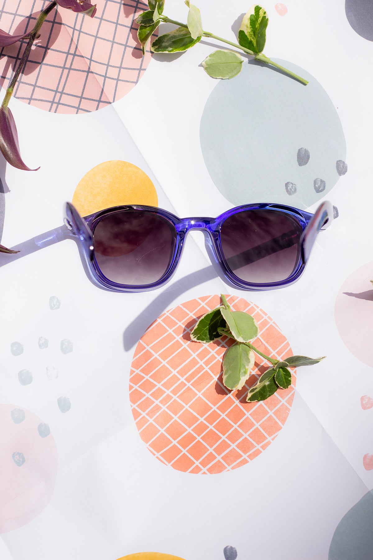 Rounded Square Retro Pin Style Sunglasses - Sugar + Style