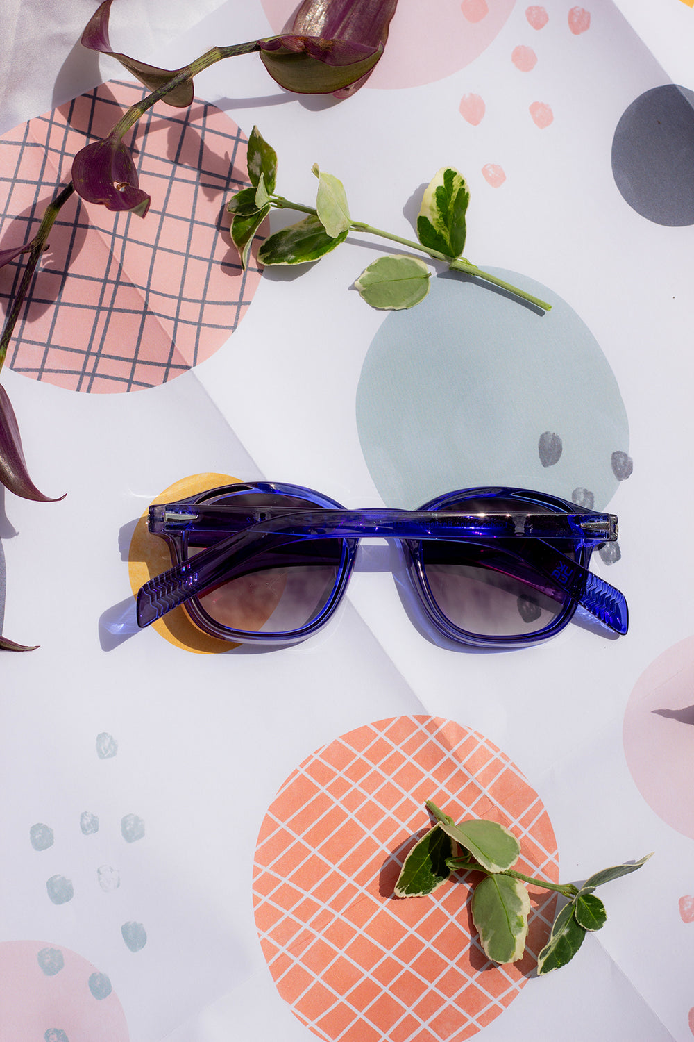 Rounded Square Retro Pin Style Sunglasses - Sugar + Style