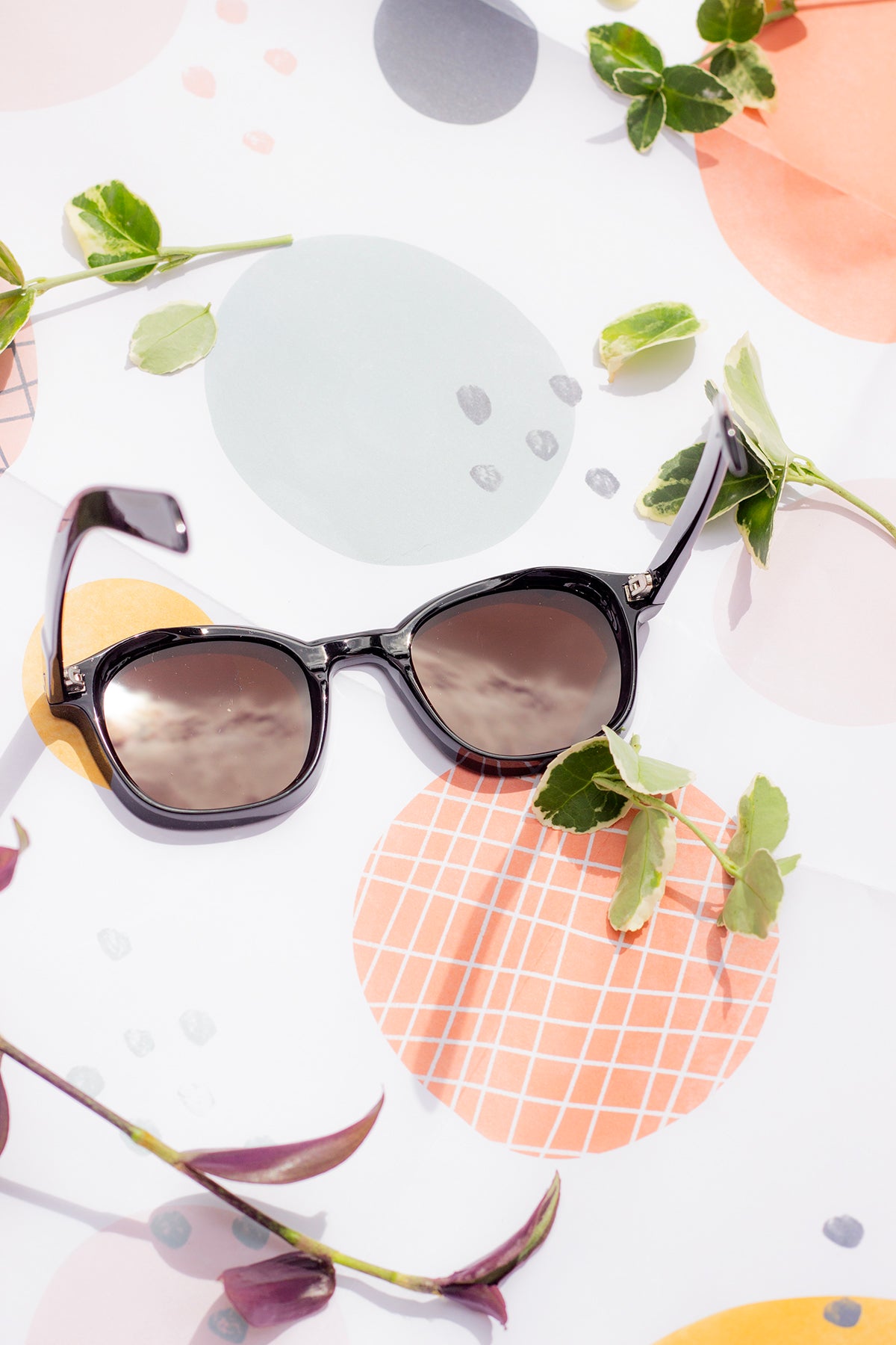 Rounded Square Retro Pin Style Sunglasses - Sugar + Style