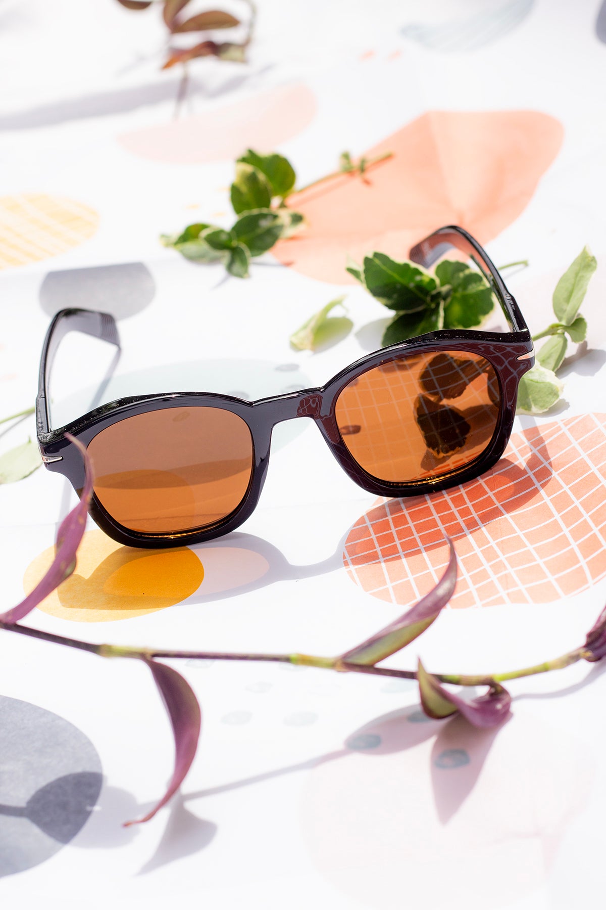 Rounded Square Retro Pin Style Sunglasses - Sugar + Style