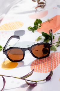 Rounded Square Retro Pin Style Sunglasses - Sugar + Style