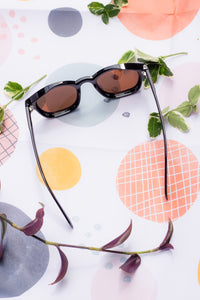 Rounded Square Retro Pin Style Sunglasses - Sugar + Style