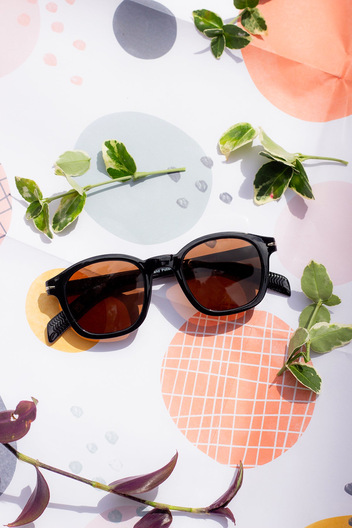 Rounded Square Retro Pin Style Sunglasses - Sugar + Style