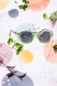 Rounded Square Retro Pin Style Sunglasses - Sugar + Style