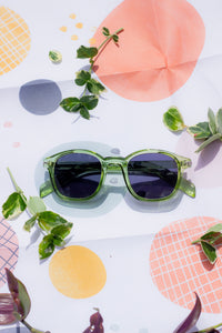 Rounded Square Retro Pin Style Sunglasses - Sugar + Style