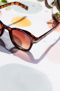 Rounded Square Retro Pin Style Sunglasses - Sugar + Style