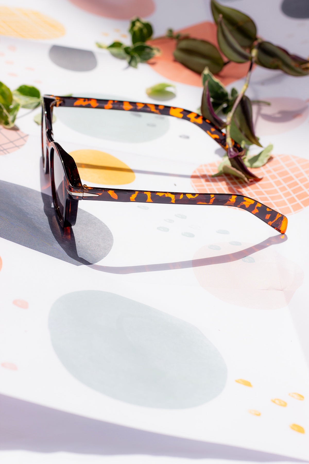 Rounded Square Retro Pin Style Sunglasses - Sugar + Style