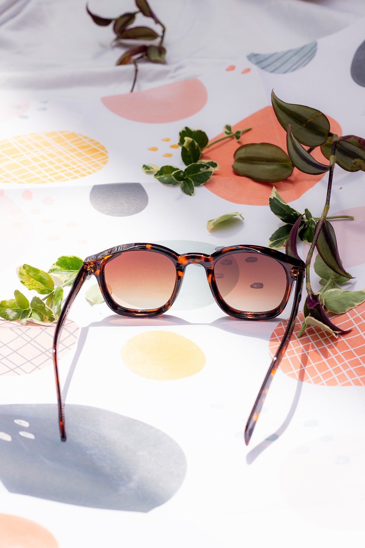 Rounded Square Retro Pin Style Sunglasses - Sugar + Style