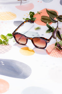 Rounded Square Retro Pin Style Sunglasses - Sugar + Style