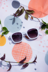 Rounded Square Retro Pin Style Sunglasses - Sugar + Style