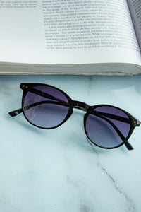 Thin Classic Round Retro Sunglasses - Sugar + Style