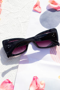 Chunky Triangle Cat Eye Sunglasses - Sugar + Style