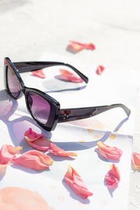 Chunky Triangle Cat Eye Sunglasses - Sugar + Style