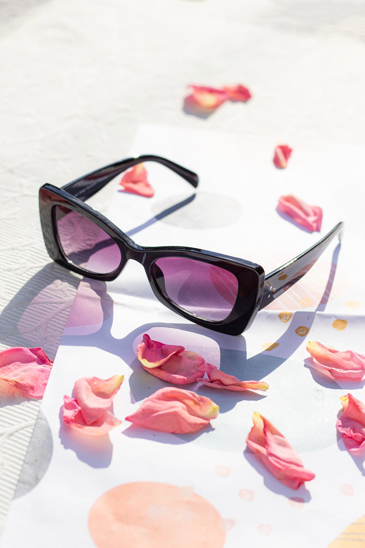 Chunky Triangle Cat Eye Sunglasses - Sugar + Style