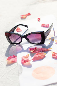 Chunky Triangle Cat Eye Sunglasses - Sugar + Style