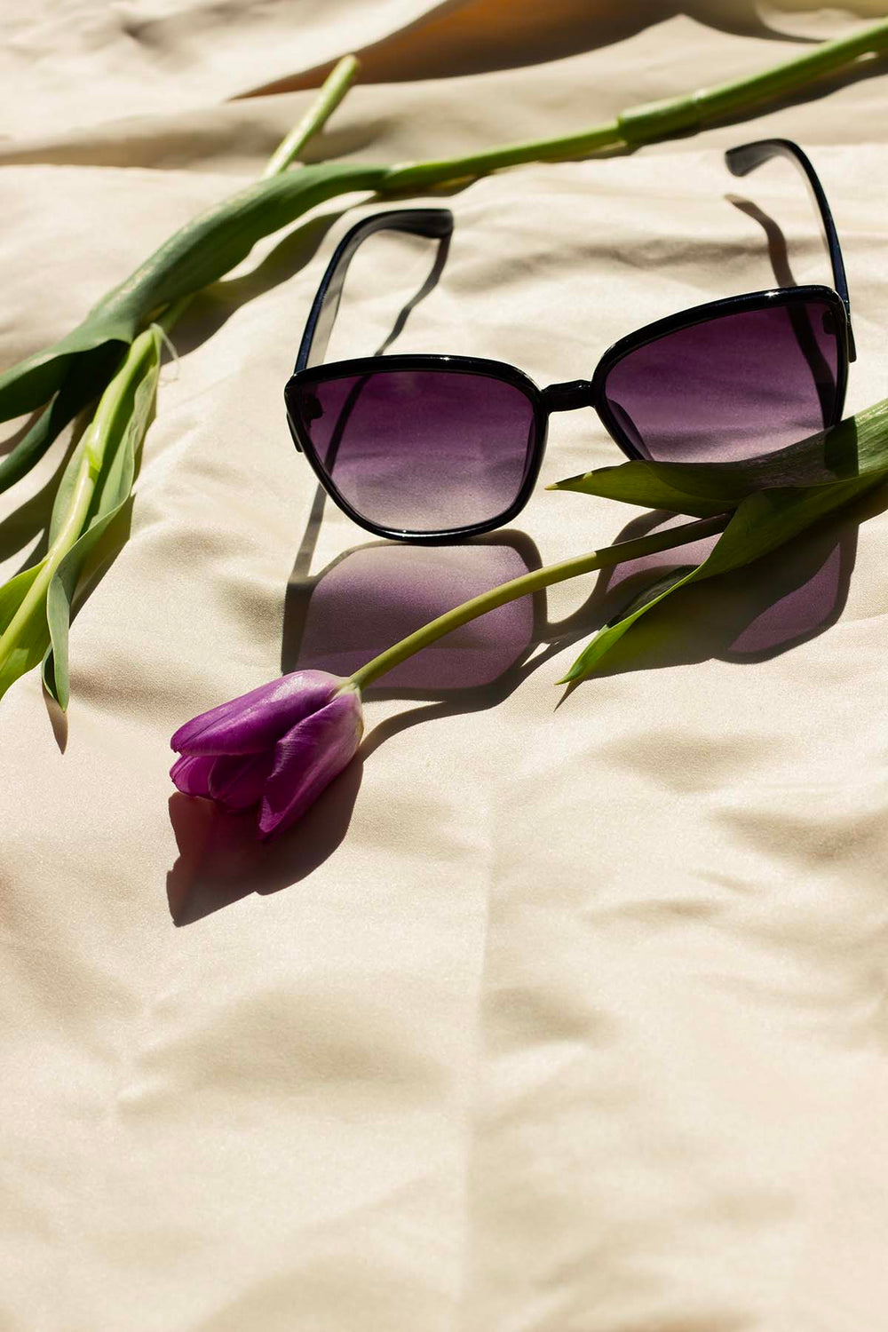 Thin Frame Butterfly Cat Eye Sunglasses - Sugar + Style