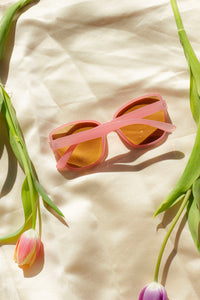 Thin Frame Butterfly Cat Eye Sunglasses - Sugar + Style