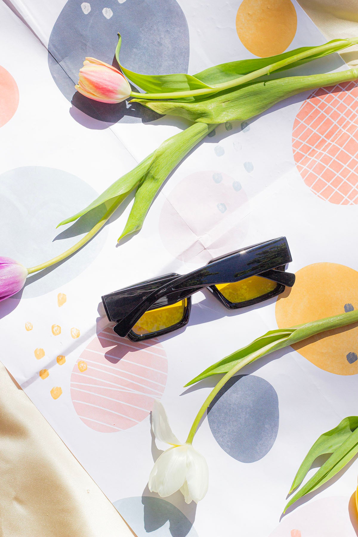 Thick Frame Mini Rectangle Sunglasses - Sugar + Style