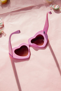 Chunky Oversized Heart Sunglasses - Sugar + Style