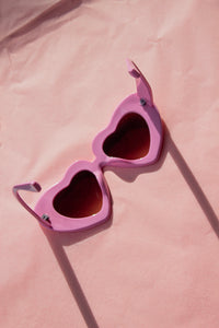 Chunky Oversized Heart Sunglasses - Sugar + Style