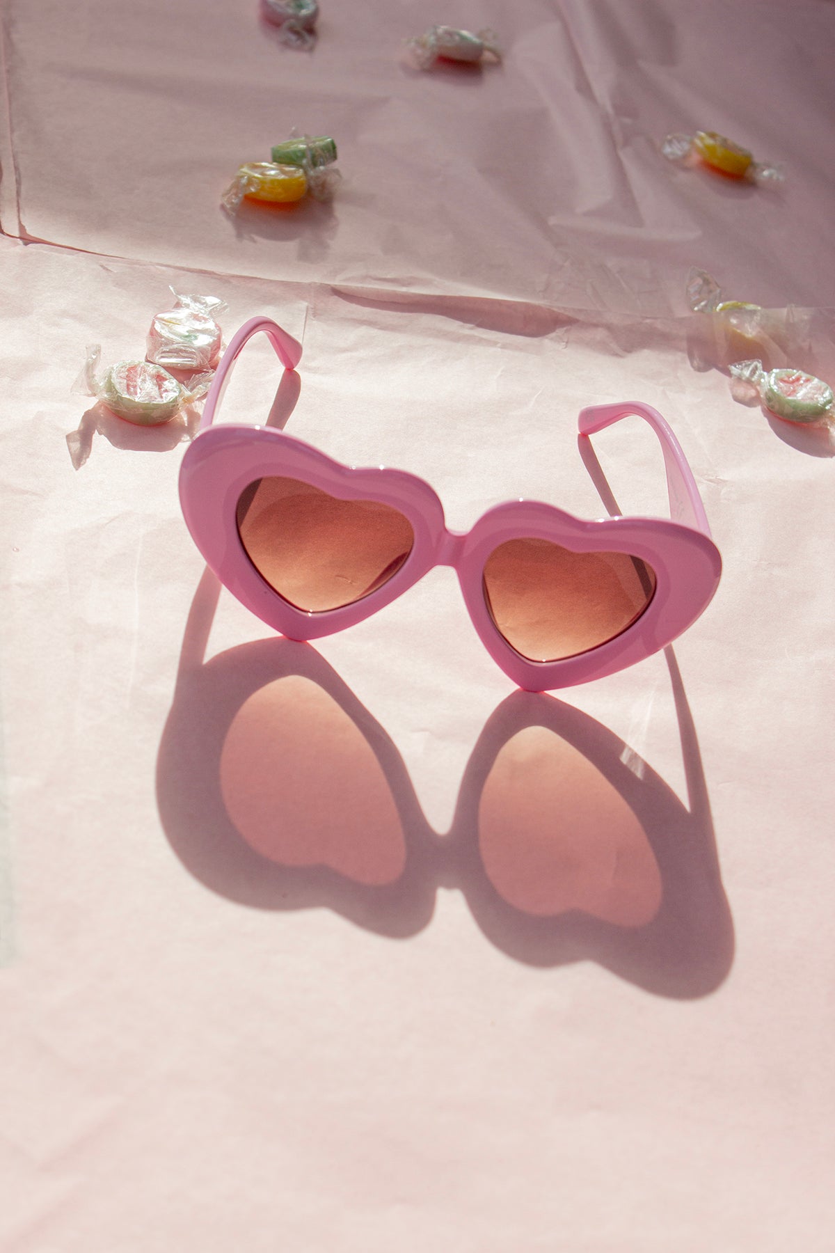 Chunky Oversized Heart Sunglasses - Sugar + Style