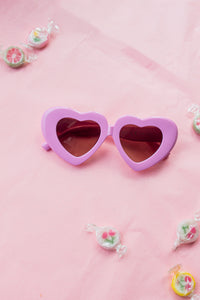 Chunky Oversized Heart Sunglasses - Sugar + Style