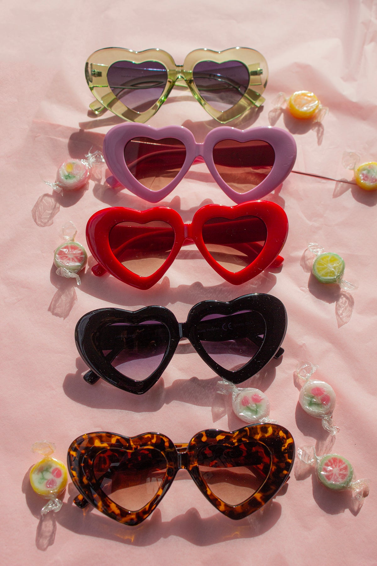 Chunky Oversized Heart Sunglasses - Sugar + Style