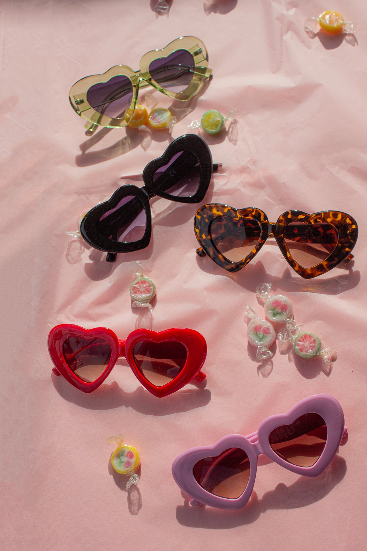 Chunky Oversized Heart Sunglasses - Sugar + Style